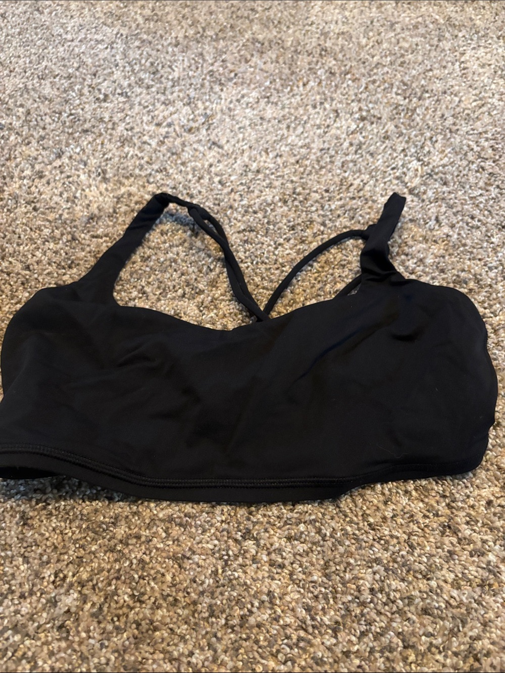 lululemon athletica Black Seamless Sports Bra